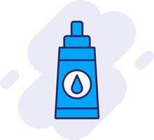 Lubricant Line Filled Backgroud Icon vector