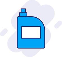 Bleach Line Filled Backgroud Icon vector