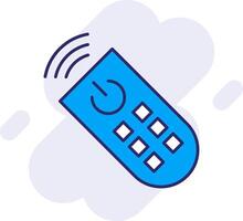 Remote Control Line Filled Backgroud Icon vector