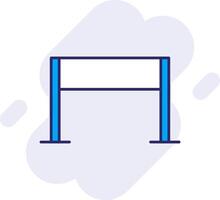Gameplay Line Filled Backgroud Icon vector