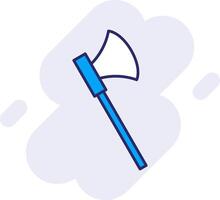 Axe Line Filled Backgroud Icon vector