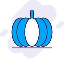 calabaza línea lleno fondo icono vector