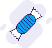 Toffee Line Filled Backgroud Icon vector