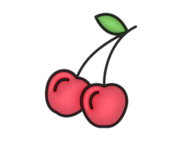 a 3d Cherry on a transparent background png