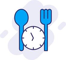 Fasting Line Filled Backgroud Icon vector