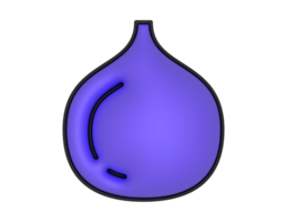 a 3d Fig on a transparent background png