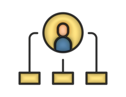 a 3d Manager on a transparent background png