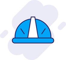 Helmet Line Filled Backgroud Icon vector