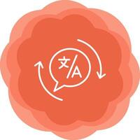 Translation Vecto Icon vector