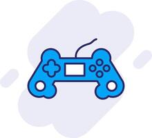 Game Controller Line Filled Backgroud Icon vector