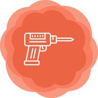 Drill Machine Vecto Icon vector