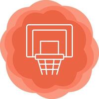 Basketball Hoop Vecto Icon vector