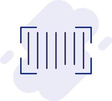 Barcode Line Filled Backgroud Icon vector