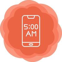 Smartphone Alarm Vecto Icon vector