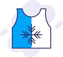 Tanktop Line Filled Backgroud Icon vector