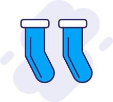 Socks Line Filled Backgroud Icon vector