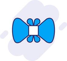 Bowtie Line Filled Backgroud Icon vector