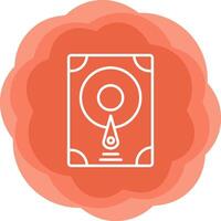 Hard Disk Vecto Icon vector
