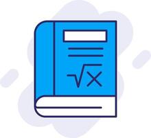 Book Line Filled Backgroud Icon vector
