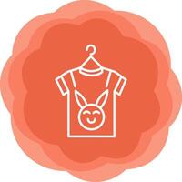 Baby Clothes Vecto Icon vector