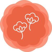 Cotton Flowers Vecto Icon vector