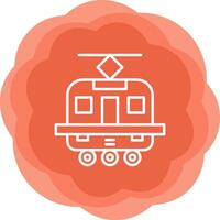 Tram Vecto Icon vector