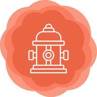 Fire Hydrant Vecto Icon vector