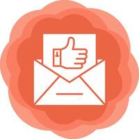 Email Like Vecto Icon vector