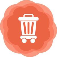 Trash Bin Vecto Icon vector