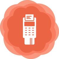 Pos Terminal Vecto Icon vector
