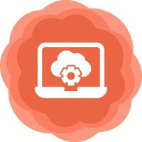 Cloud Computing Vecto Icon vector