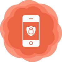 Mobile Security Vecto Icon vector