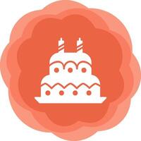 Birthday cake Vecto Icon vector