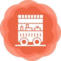 Food Cart Vecto Icon vector