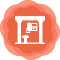 Telephone Box Vecto Icon vector