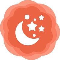 Moon And Stars Vecto Icon vector