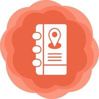 Address Book Vecto Icon vector