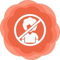 Person Not Allowed Vecto Icon vector