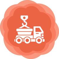 Skip Truck Vecto Icon vector