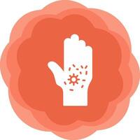 Dirty Hand Vecto Icon vector