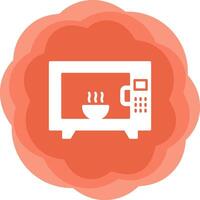 Microwave Oven Vecto Icon vector