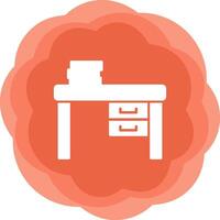 Work Desk Vecto Icon vector