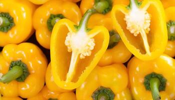 AI generated hot spicy organic peppers photo