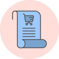 Shopping List Vecto Icon vector