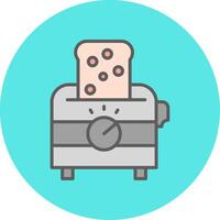 tostadora vecto icono vector