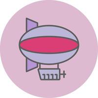 Blimp Vecto Icon vector