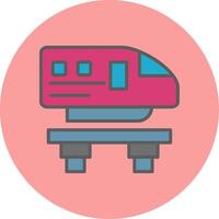 Monorail Vecto Icon vector