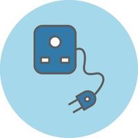 Plug And Socket Vecto Icon vector