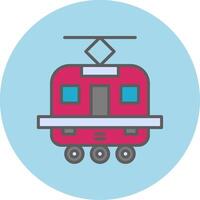 Tram Vecto Icon vector