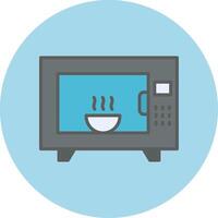 Microwave Oven Vecto Icon vector